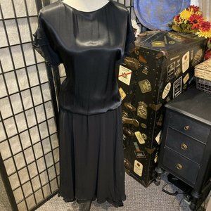 - Marina Avraam London Black Blousy Formal Maxi Dress